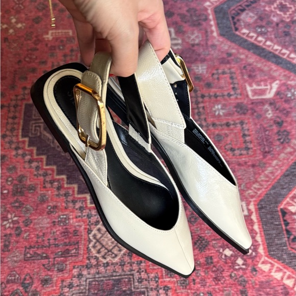 Steve Madden Shay Leather Slingback Flats - Picture 3 of 7